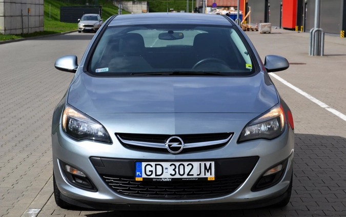 Opel Astra cena 29999 przebieg: 116000, rok produkcji 2014 z Gdańsk małe 781